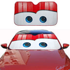 Cartoon Window Foils 4 Colors Eye Pixar Heated Windshield Sunshade Car Front Window Visor Car Solar Protect tools New amagi