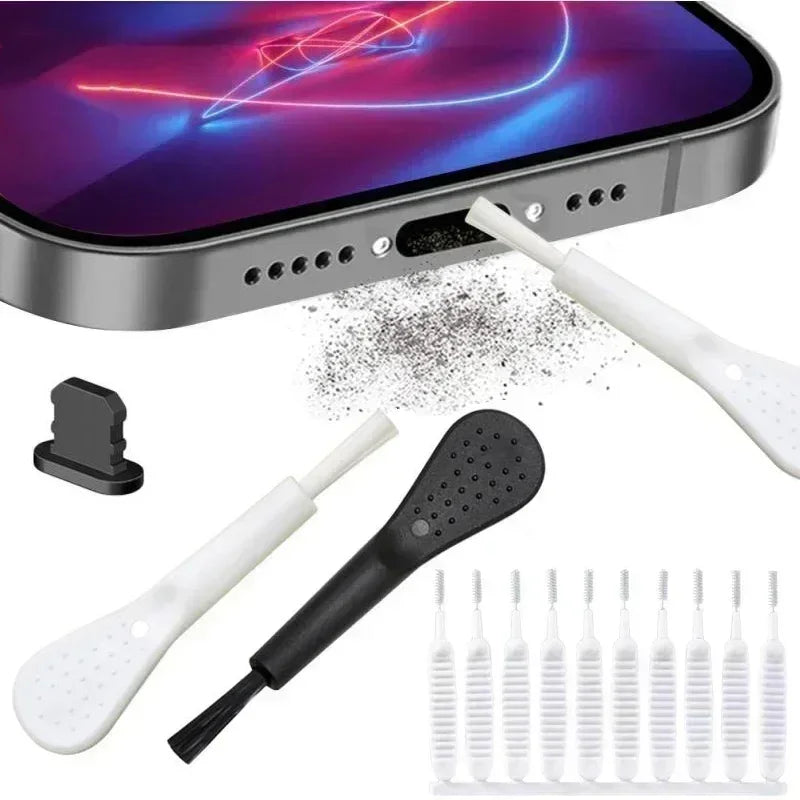 Mobile Phone Dust Plug Cleaner for Lightning Port For Airpods iPhone 13 Cleaner Kit Computer Keyboard Cleaner Tool Cleaner Brush