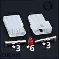 3 Pin female male Automotive connector Plug socket with Pins and seals 0309-1032 03091032 03-09-1032 For KTM motorcycle