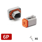Deutsch DT/DTM/DTP/DTF Series Waterproof Connector 2-12Pin | Flange Mount for Automotive & Industrial Wiring Harness