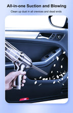Car Vacuum Cleaner Strong Suction Cleaning Mini Machine Wireless Portable Handhled Blower Machine Air Duster for Home Appliances