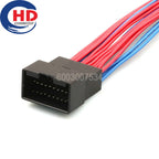 20 Pin Connector 1.0mm Series Male Female Connector Cable Plug Motorcycle Electrical Harnesses Wiring Harness 175652-2