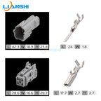 5set MG610331-5 Car Connector MG640333-5 Car lights modified 4pin harness plug terminal 7222(7123)-7444-30