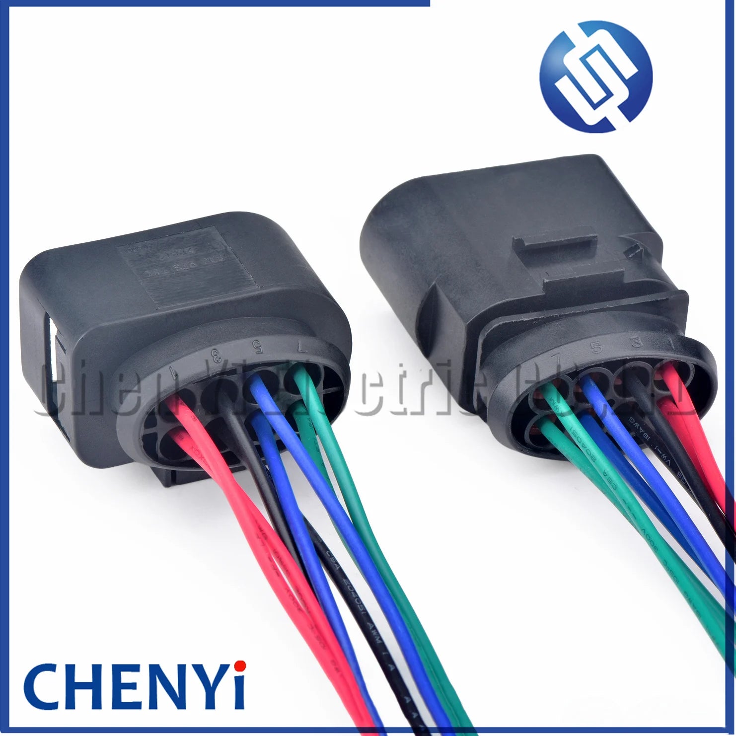 8 Pin 3.5 series Auto waterproof connector Front bumper radar tail light Headlights Lamp wire harness plug 8D0973734 8D0973834