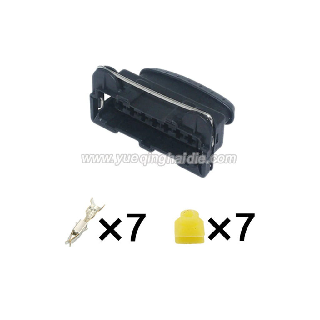 AMP 7 Pin Connector Waterproof 3.5mm Female Male Connector Automobile Wiring Harness Cable Plug for Proton 282236-2 282768-1