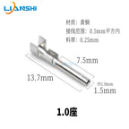 Single-hole spring plug 1.5/1.8/2.0/2.3 single-tube spring plug terminal/pinhole socket terminal cold-pressed wiring