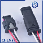 3 Pin PDC Parking Sensor Plug Connector For PASSAT A1 A3 A4 A6 A7 Q5 Q7 R8 4F0973703 1718653-1 4F0 973 703 With 15cm wire