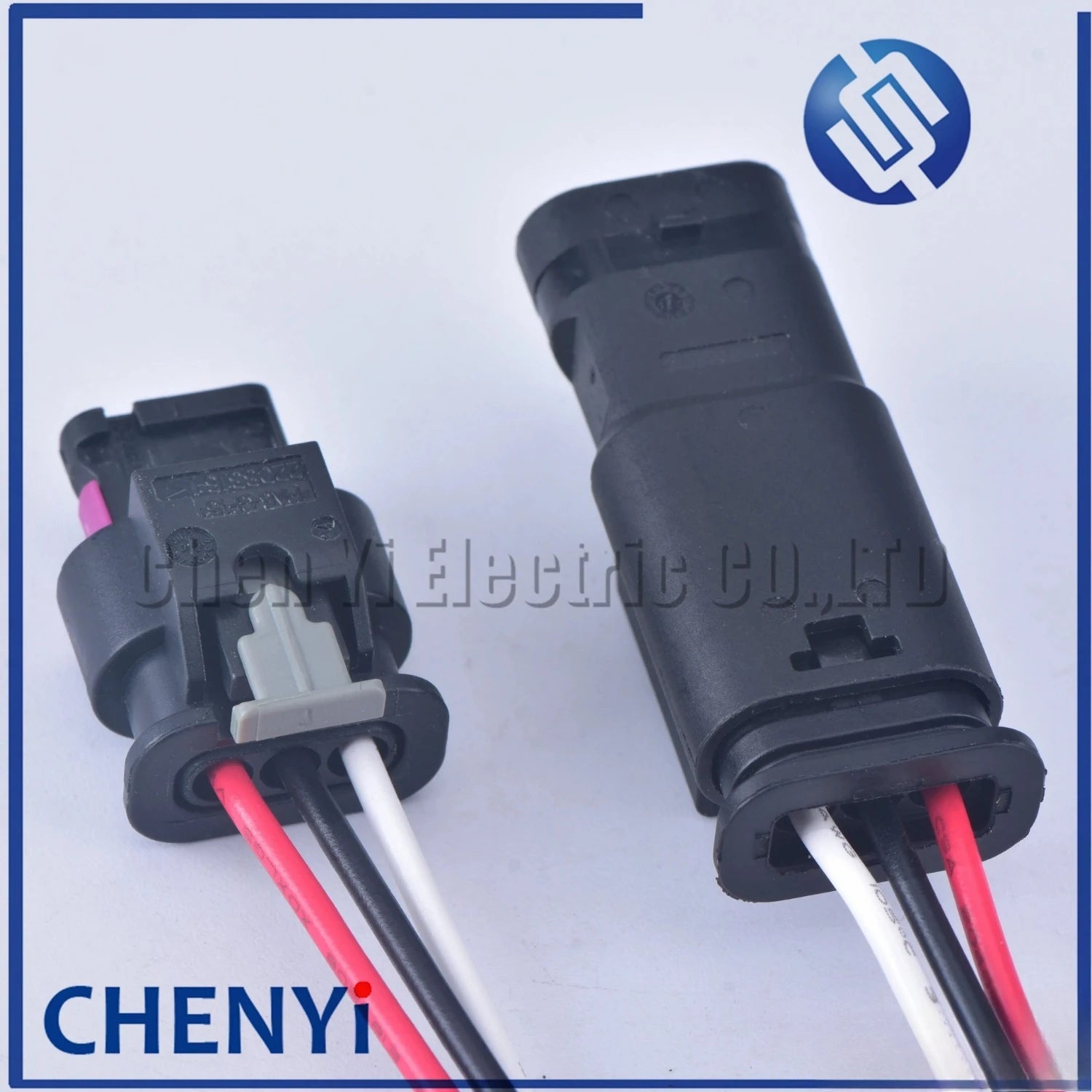 3 Pin PDC Parking Sensor Plug Connector For PASSAT A1 A3 A4 A6 A7 Q5 Q7 R8 4F0973703 1718653-1 4F0 973 703 With 15cm wire