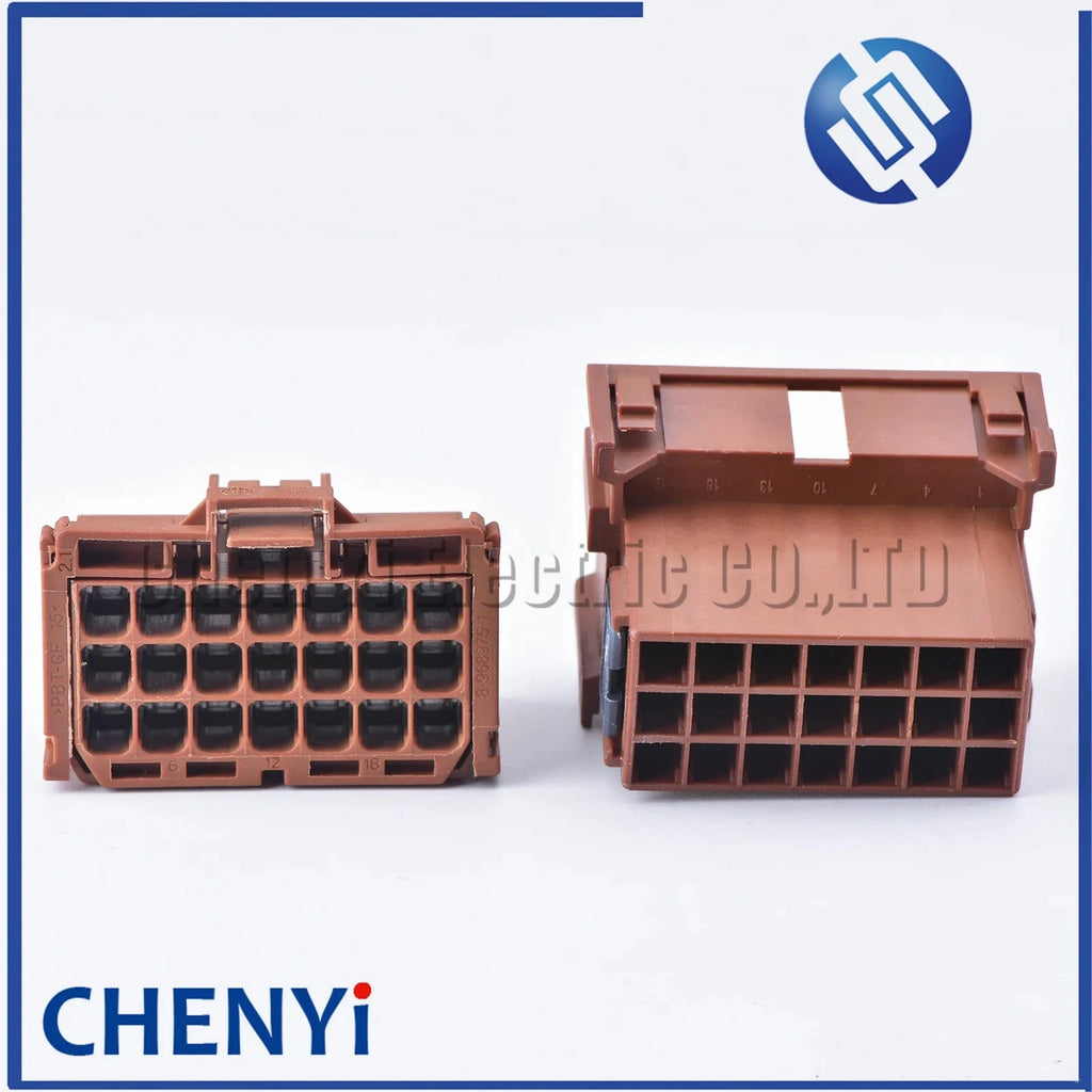 21 Pin Car Brown Connector Male Female Quick Connector Car Harness Connector Plug 8-968975-1 1-967630 With Pins