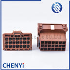 21 Pin Car Brown Connector Male Female Quick Connector Car Harness Connector Plug 8-968975-1 1-967630 With Pins