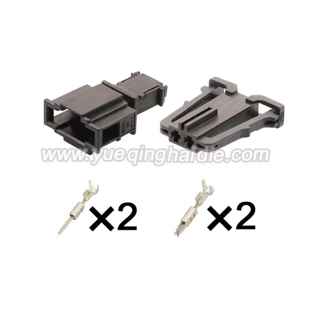 2-PIN Auto Unsealed Connectors 1.5mm Series Male Female Connectors Cable Socket 3B0972712 1J0971972 For VW Audi