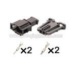 2-PIN Auto Unsealed Connectors 1.5mm Series Male Female Connectors Cable Socket 3B0972712 1J0971972 For VW Audi