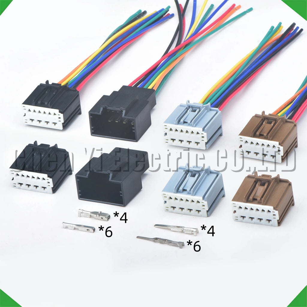 10-pin auto connector connectors power amplifier tailgate module harness 31372-1100