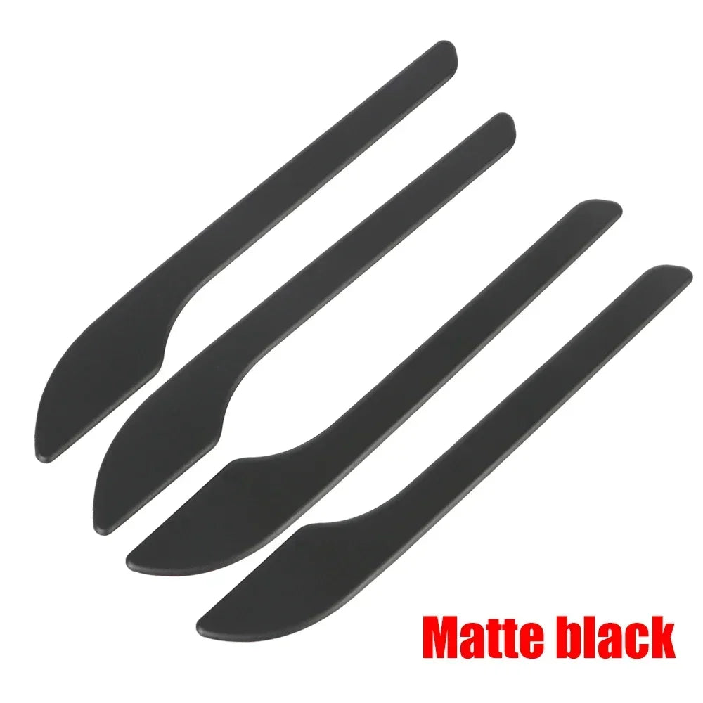 Suitable for Tesla New Model3/ModelY Door Handle Sticking Scratch-resistant Carbon Fiber Y Modified Decorative Accessories Amagi