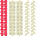 52Pcs Car Clamps Plugs Grommets Door Gasket Strip Trim Clips For Mercedes For Benz W123 Car Plastic ExteriorAccessories