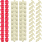 52Pcs Car Clamps Plugs Grommets Door Gasket Strip Trim Clips For Mercedes For Benz W123 Car Plastic ExteriorAccessories