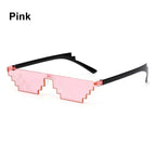 8 Bit Thug Life Sunglasses Pixelated Men Women Brand Party Eyeglasses Mosaic UV400 Vintage Eyewear Unisex Gift Toy Glasses Amagi