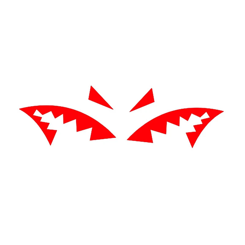 Car Antenna Shark Mouth Styling Stickers Fashion Reflective Vinyl Decals Shark Fin Antenna Decoration Sticker Accessories Tools