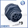 9 Pin Auto Diagnosctic Tool circular Plug Connector HD16-9-1939S HD10-9-1939P-B022 HD14-9-1939P HD10-9-1939P ATC17-9-1939PN