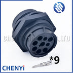 9 Pin Auto Diagnosctic Tool circular Plug Connector HD16-9-1939S HD10-9-1939P-B022 HD14-9-1939P HD10-9-1939P ATC17-9-1939PN
