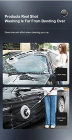 Car Cleaning Brush Mop Kit Wash Brush Chenille Microfiber Car Wash Brush Telescopic Long Handle Cleaning Mop Car Cleaning Amagi