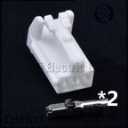 2 Pin Auto Connector plug MG651026 MG641029 6149-1251 7283-1020 90980-1247 90980-11724 90980-12B28 7189-3037 For Toyota Honda