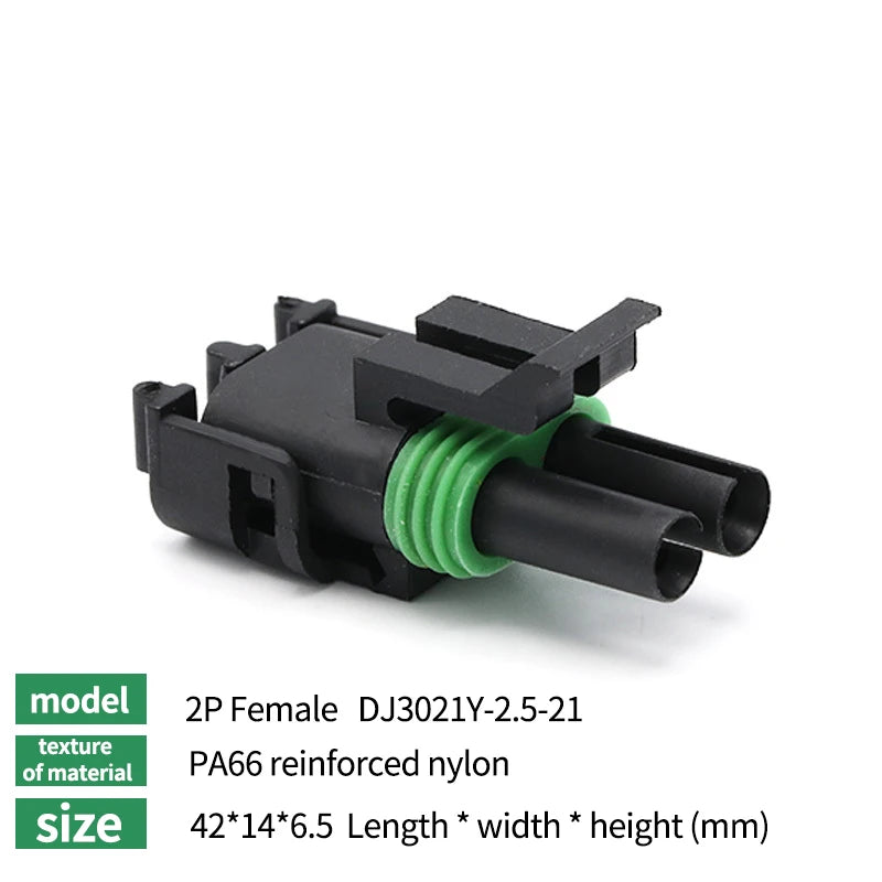 2.5 Series Automotive Waterproof Connector 1/2/3/4/6Pin Male And Female Plugs Haltech MAP TPS Wire Connector For GM
