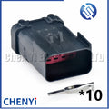 10 Pin female or male auto waterproof wiring harness plug connector 54201009 DJ7102B-2.8-11 DJ7102B-2.8-21 For ford Cummins