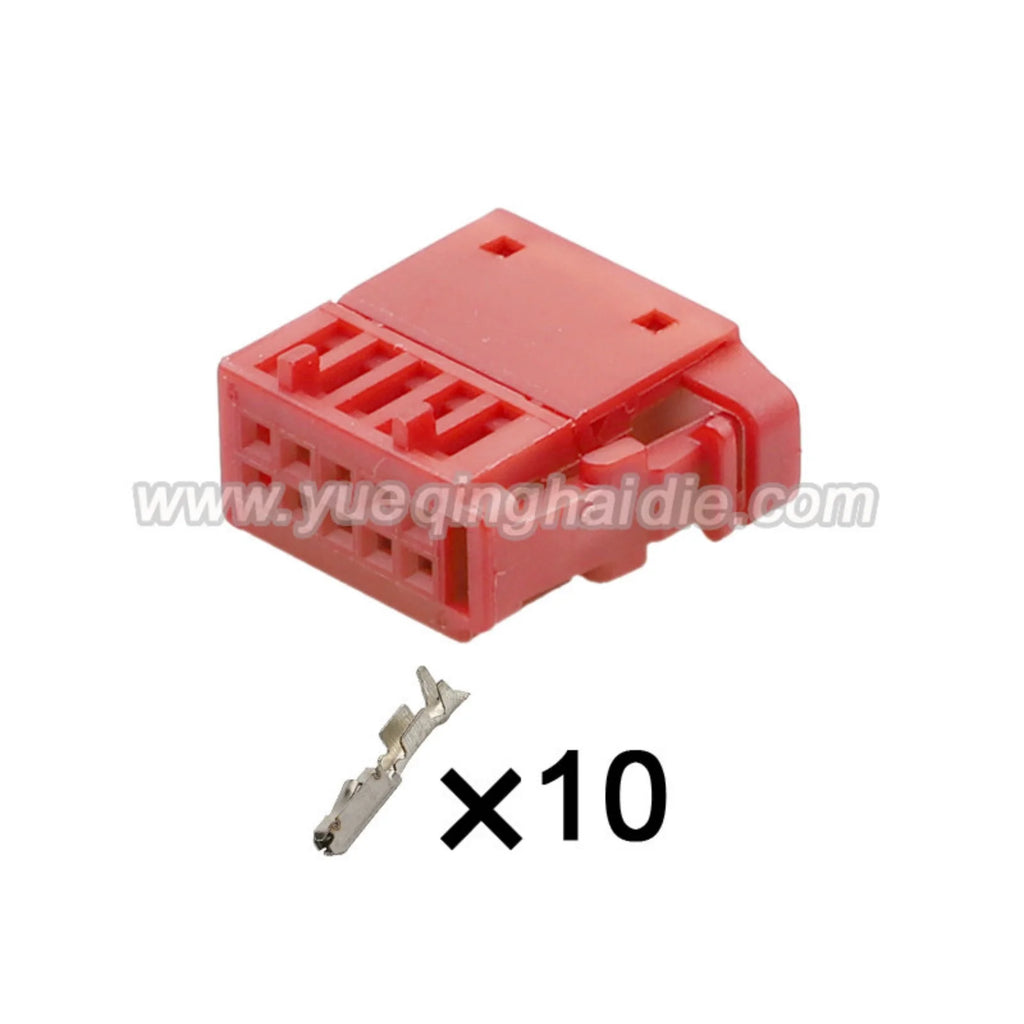 10 PIN Cable Unsealed 0.6mm Wire Harness Male Female Connector Housing Plug Connector 6R0972930A/1-1670990-2