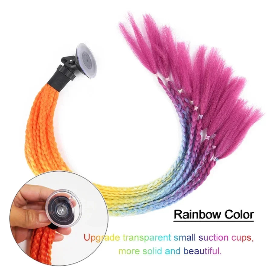 24Inch Stylish and Secure Motorcycle Helmet Ponytail Attachment Easily Add Length and Volume to Your Hair While Riding Amagi