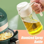 Glass Oil Spray Can Can Spray Dual-use Kitchen Utensils Glass Oil Bottle Press Type Spray Kitchen Tools Outdoor Barbecue Amagi