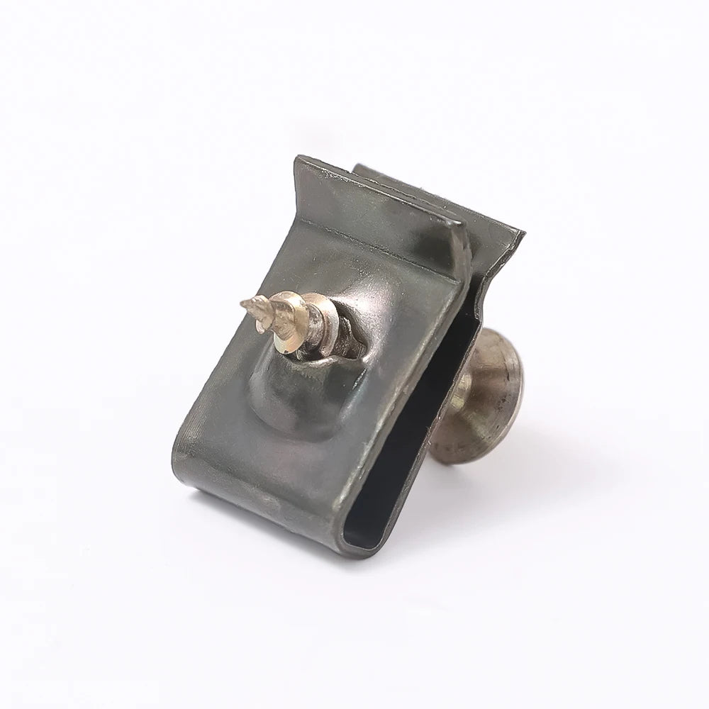Car Metal Screw Fastener Clips U-Type Clip Anti-rust Iron Sheet Car Motorcycles Screw Buckle Bumper Protection Fastener Clips