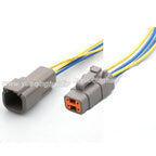 Deutsch 4Pin Connector DT 1mm Male Female Connectors Auto Wiring Harness Electrical Cable Plug DTM04-4P DTM06-4S