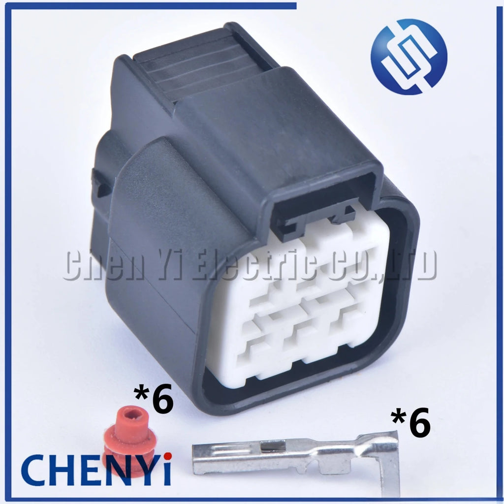1 set 6 Pin car waterproof auto wire connector plug 2.3 female wiring socket Accelerator pedal automotive connector PK505-06027