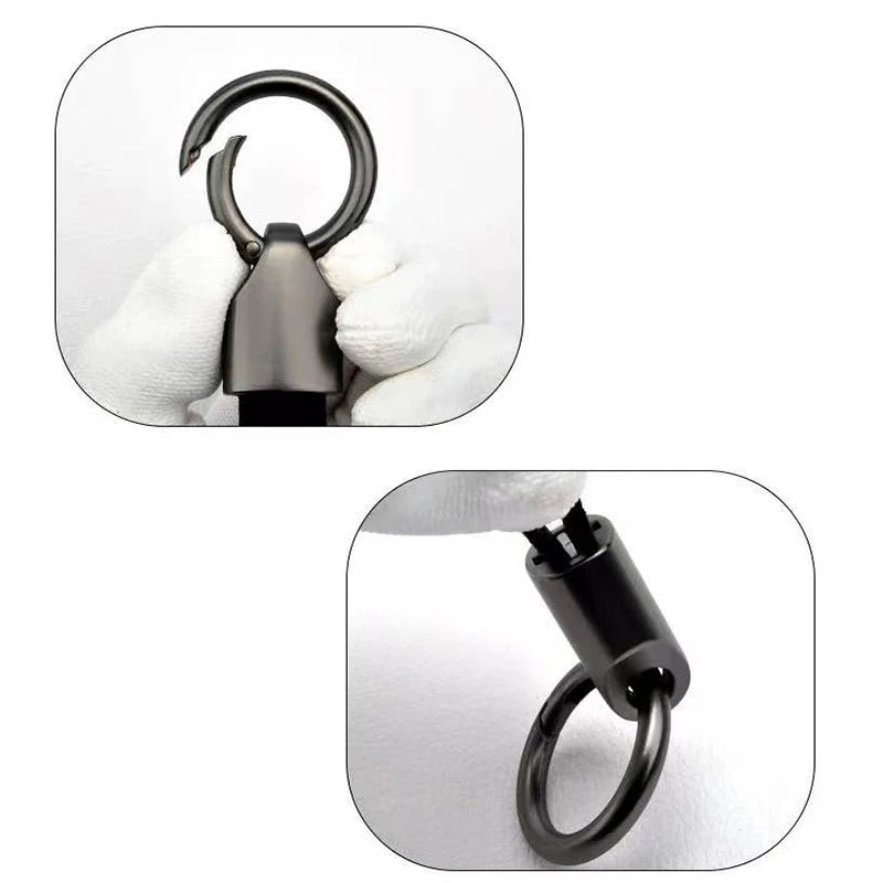 Car Key Chain Pendant Men And Women Personality Creative High-end Simple Waist Hanging Car Chain Ring Pendant Anti-scratch Wear
