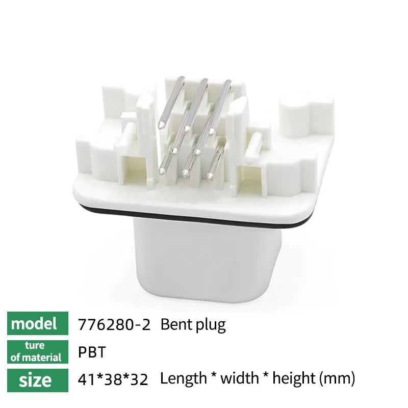 10/100Pcs ECU Controller Connector PCB Panel Waterproof Bent Needle Pin Socket Plug Board Terminal 776087 776163 776267 776280