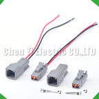 2-pin wire harness harness female automotive waterproof connector sealed harness deutsch