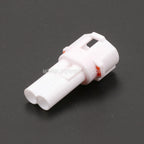 2 PIN AC Assembly White Car 2mm Male Female Waterproof Connector Automobile Foglight Electric Wiring Socket
