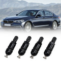 4pcs TPMS Tire Pressure Sensor Valve Stem Repair Kit For BMW 5 Series Black Tire Pressure Sensor Valve Stem Repair Kit