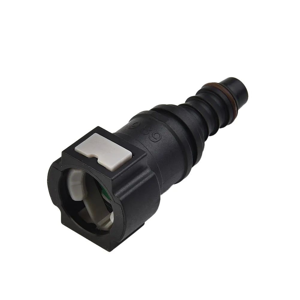 Car Fuel Line Coupler Hose Quick Connect Straight 9.89mm ID8 Car Fuel Line Hose Pipe Coupler Quick Release Connector SET