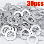 Car Engine Sump Oil Drain Seal Gasket 14mm Hole Nut Washer for Honda Engine Oil Sump Aluminium Seal Gasket Auto Parts 10/50PCS