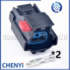 2 Pin automotive waterproof connector Air solenoid valve plug 54200207 54200261 54200206 For Cummins Jeep Lincoln Chrysler