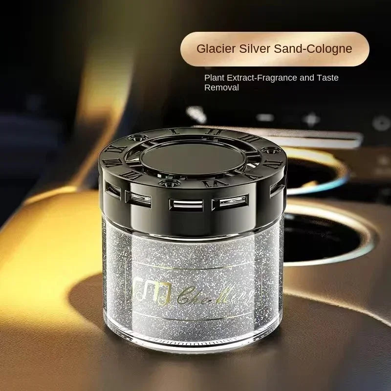 Flowing Sand Solid Fragrance Car Aromatherapy High End Car Logo Car Aromatherapy Seat Decoration Air Freshener Amagi