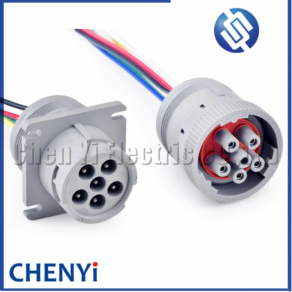 Gray 6 Pin HD16-6-96S HD10-6-96P 1.5mm Series Connector Waterproof Flame Retardant Plug For DEUTSCH