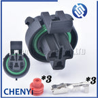 3 Pin 2.8mm series female Automotive waterproof connector water temperature sensor throttle engine plug