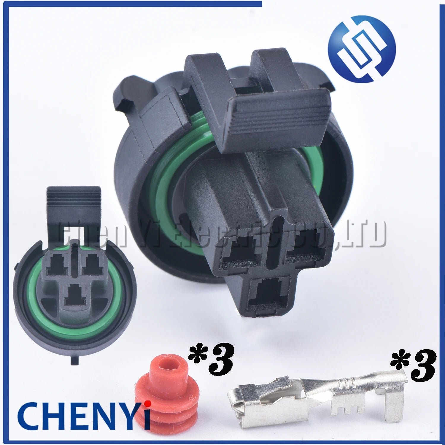 3 Pin 2.8mm series female Automotive waterproof connector water temperature sensor throttle engine plug