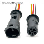 1 Set 3 Pin 1-926554-1 Car Round Protective Cover Plastic Shell Electrical Cable Connectors Wire Harness Plug