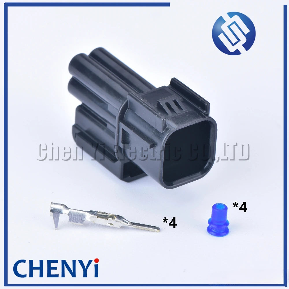 4 Pin car waterproof auto connector male or female LED Fog Light Wire harness plug socket 6189-7409 6181-6783 For Honda Nx500