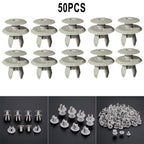 50Pcs Car Trim Panel Lining Clips For T4 T5 Door Panel Holder Grey 701867299 Plastic Holder Clip Car Interior Clips