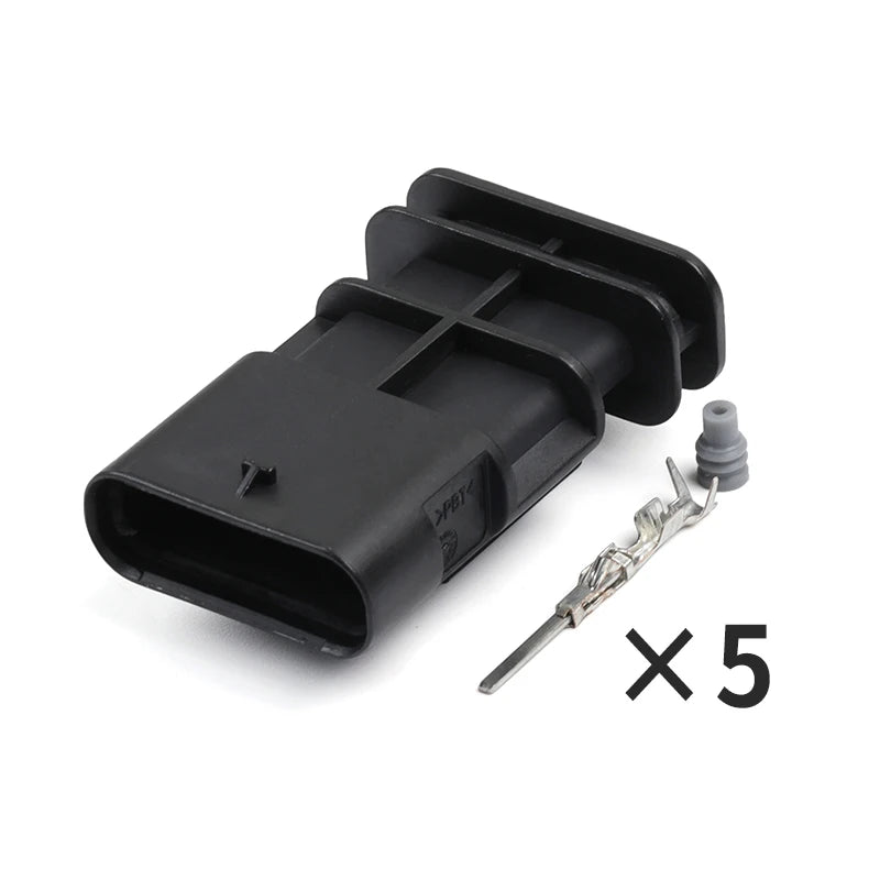 Applicable to Tesla pilot light wiring harness 1-2141520-1 Male and female docking waterproof plug 1-1718806-1